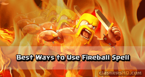 clash royale strategies for fireball spell